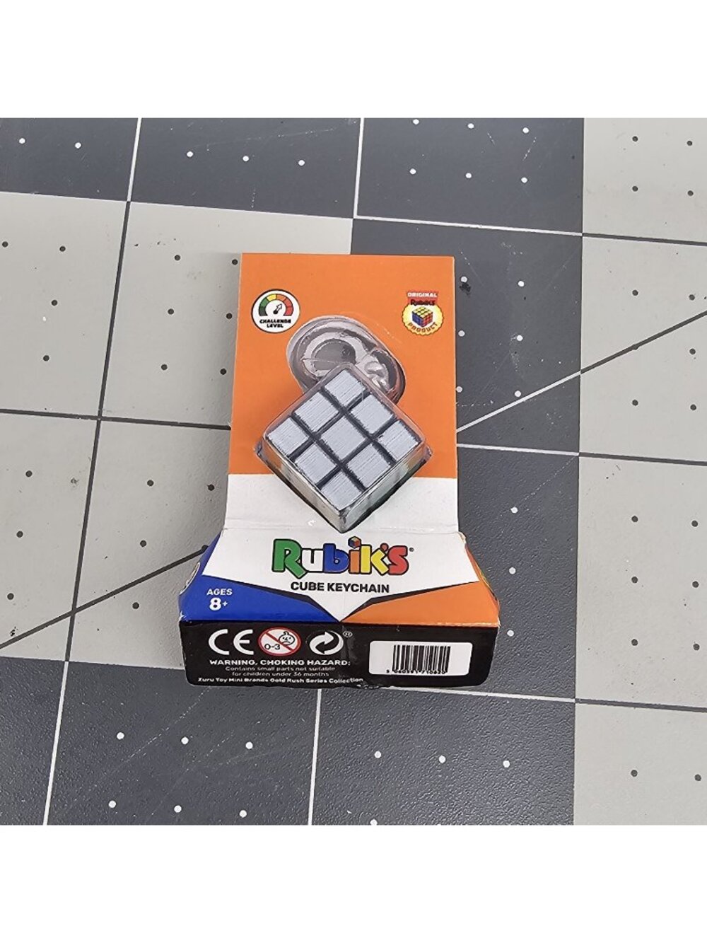 ZURU Mini Brands Toy Series Mini Rubik's Cube Keychain Miniature Collectible